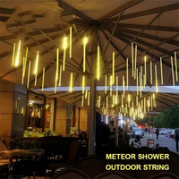Outdoor 30/50CM LED Christmas Meteor Shower Fairy String Lights for Party Wedding Garland Xmas Tree Garden Patio Home Decoration