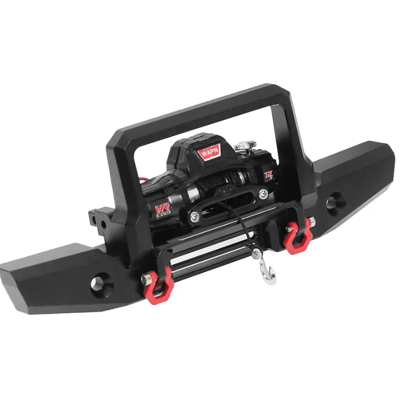 Metalowy przedni i tylny zderzak z wyciągarką do TRXS TRX4M Defender 1/18 RC Crawler Car Części zamienne i akcesoria do tuningu