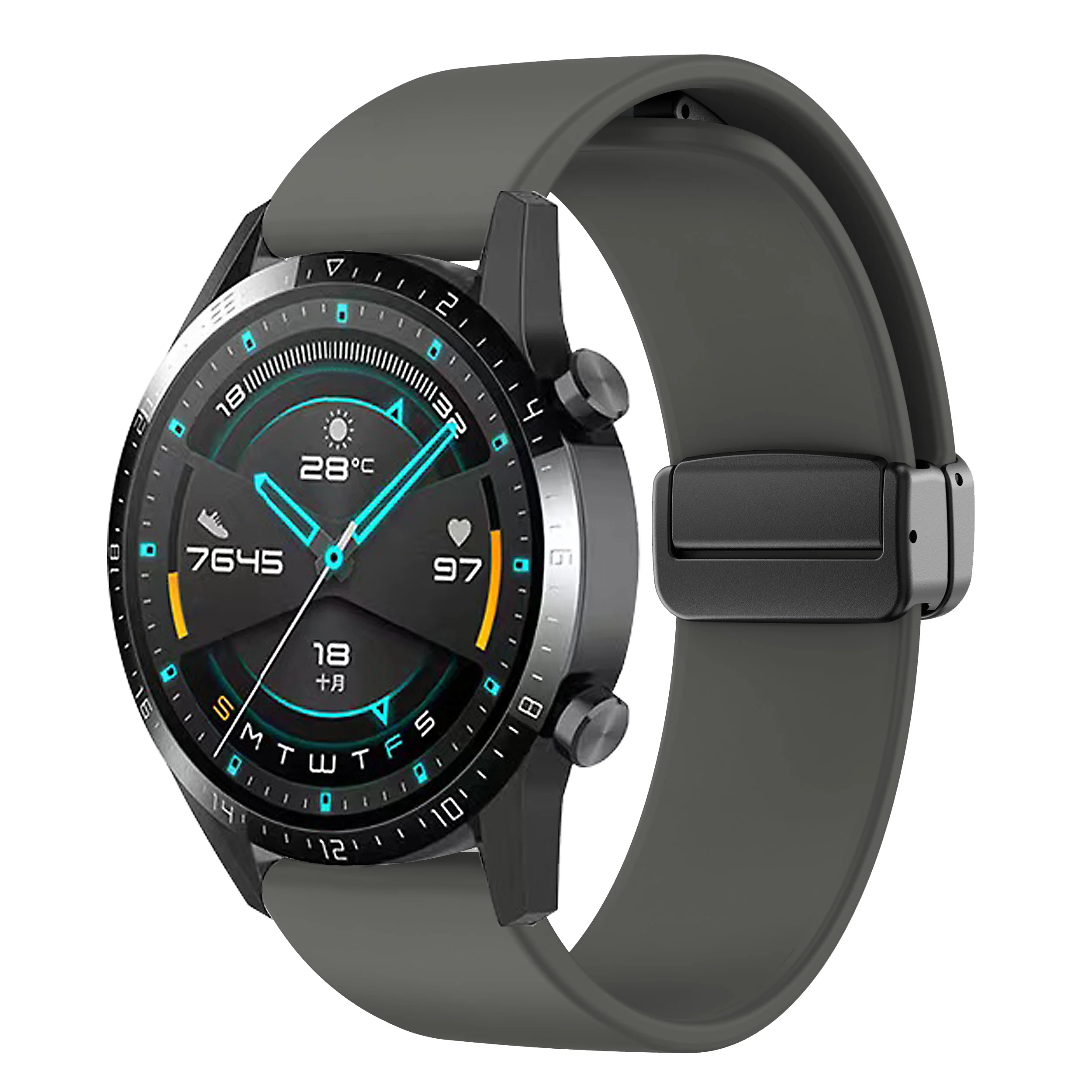 22mm Silicone Strap For Huawei Watch 4 Pro Watchband Bracelet For Huawei Watch GT 2 3 SE GT2 GT3 Pro 46mm Replacement Wristband