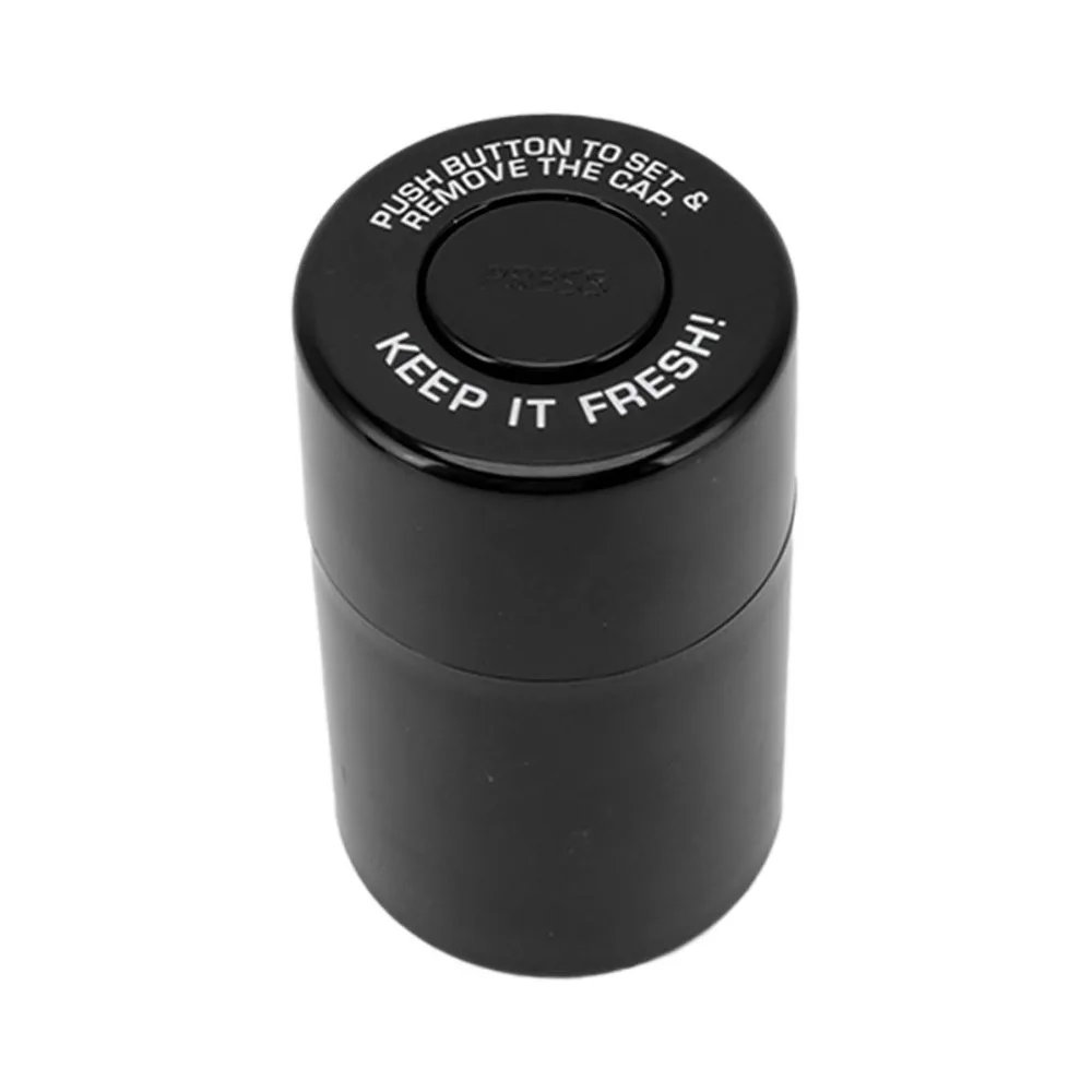 Leak Proof Round Airtight Stash Jar Compact Vacuum Sealed Smell Proof Container Plastic Moisture Resistant Sealed Tank Container