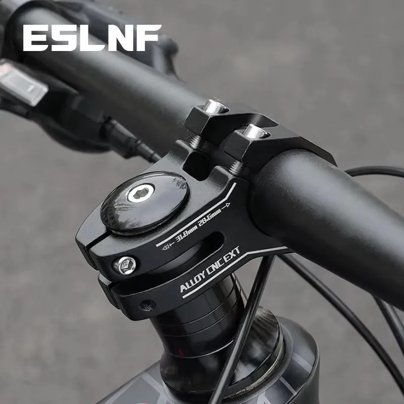 AliExpress ESLNF Bicycle Short Stem 31.8 Stem 45mm Bike Short Stem CNC Aluminum Mountain Bicycle Handlebar Stem for Bicycle Road Bike MTB BMX