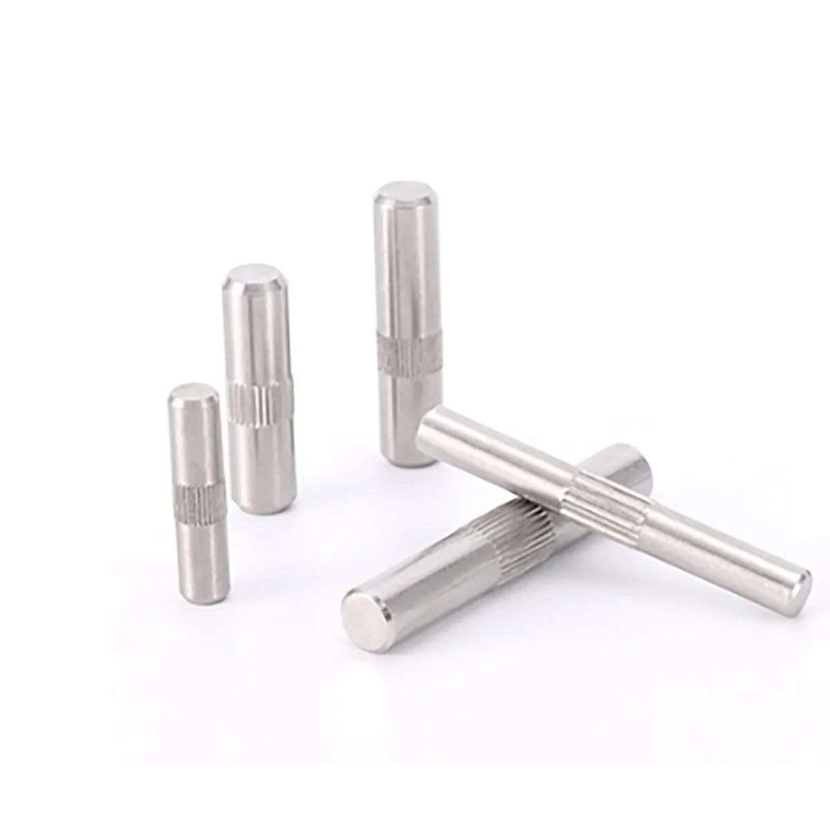 M2-M6 304 Stainless Steel Middle Knurled Pin/Hinge  Locating Pin/Toy Connecting Rod Pivot Pin