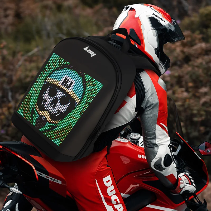 LED Advertising Backpack BLUETH Version Portable LED Backpack Magic Smart Walking Billboard APP Control Outdoor Led Display Bag