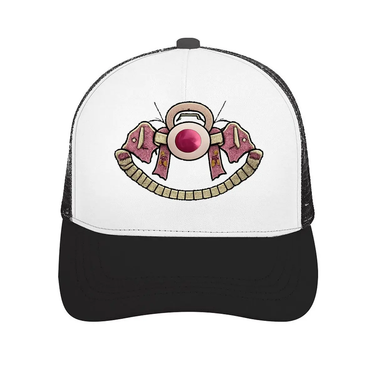 Pink Kettlebell Cowboy Boots Jump Rope Mesh Baseball Cap Casual Hat For Womens Unisex Female