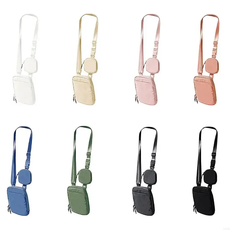 

X90D Stylish Unisex Phone Bag Nylon Crossbody Bags Ample Storage Space Great for Yoga and Fitness Exercise and Running