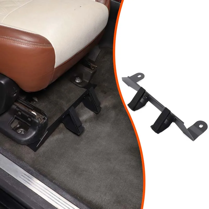 

Aluminum Alloy Black For Cadillac Escalade 2007-2014 Car co-driver seat Extinguisher Bracket interior modification accessories