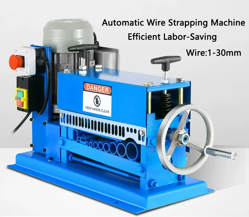 

Electric Wire Stripping Machine Automatic Scrap Cable Stripping Machine Scrap Copper Wire Peeling Machine Wire Stripper 1-30mm