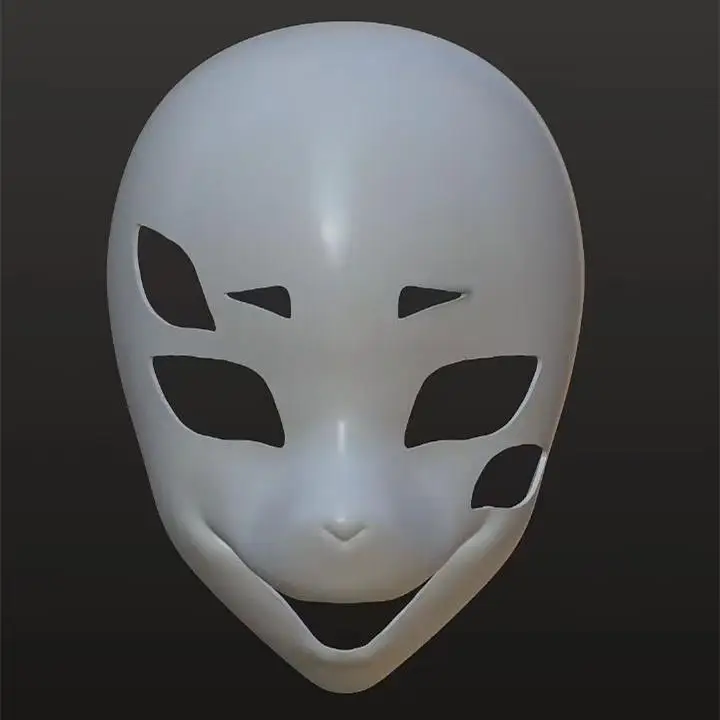 

Furuits Headbase Mask Skull 3D Printing Resin Head Shell DIY Material Fursuit Partial Kig Head Devil Cosplay Rare