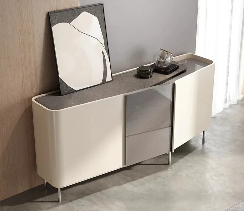 

Лидер продаж, минималистичный светильник для дверного шкафа из каменной плиты, роскошный современный простой обеденный боковой шкаф для гостиной