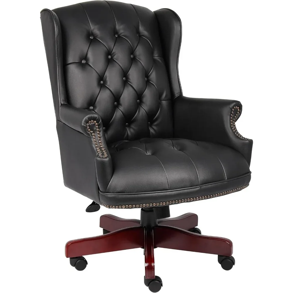 

For Wingback Traditional Chair , Leather, Ergonomic Wingback Chair for Home, Office and Living Room