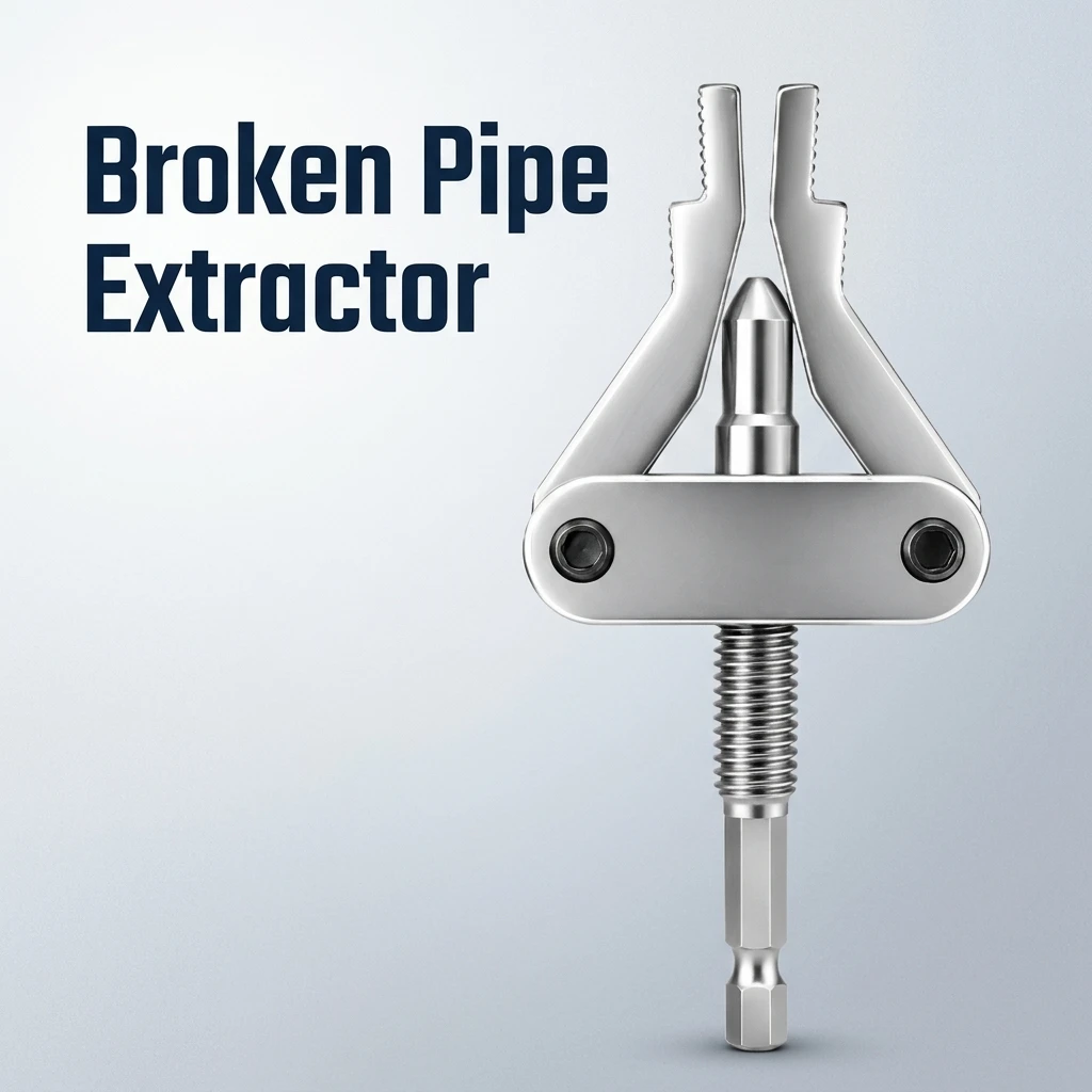 4 minutes, 6 minutes, and 1 inch water pipe break wire extractor electric drill pipe damaged thread disassembly and repair tool