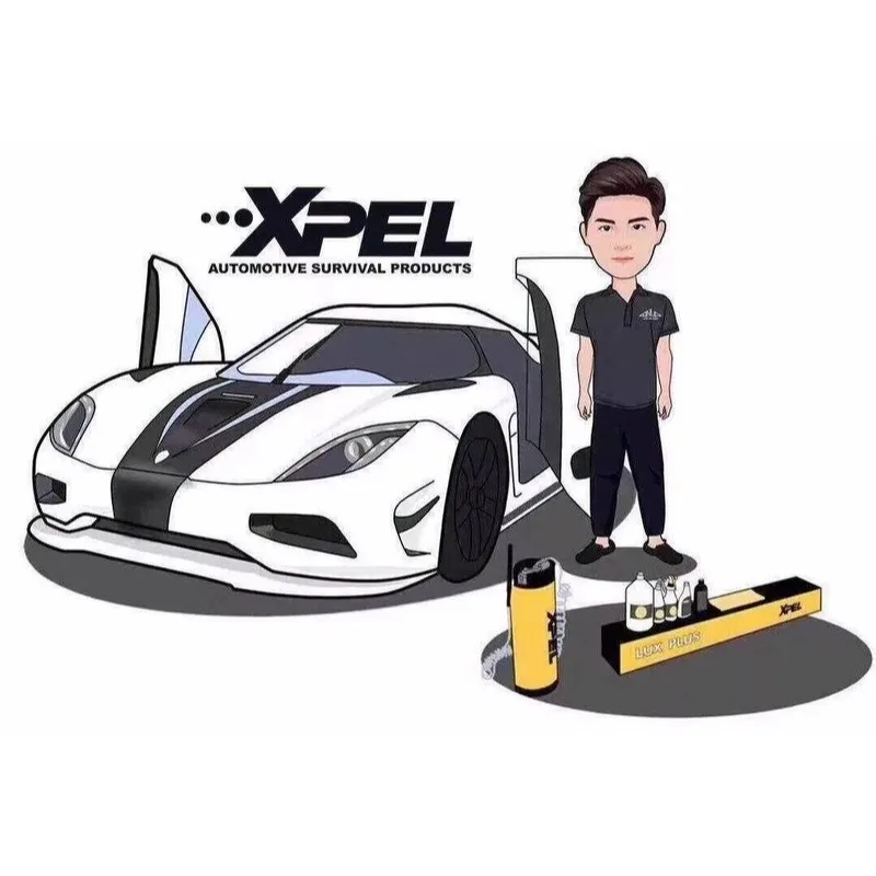 

XPEL PPF motorcycle invisible car coat TPU material to improve the texture of anti-scratch self-repairing paint protection film