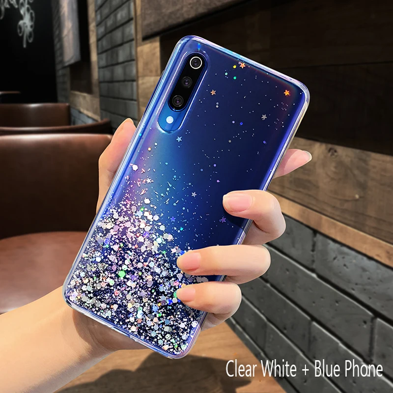 For Redmi Note 8 Pro Glitter Sequins Case For Xiaomi Mi 10 A3 A2 8 9 Lite 9T CC9 Pro Redmi Note 8T 8A 7A note 9s 7 Pro F1 Cover