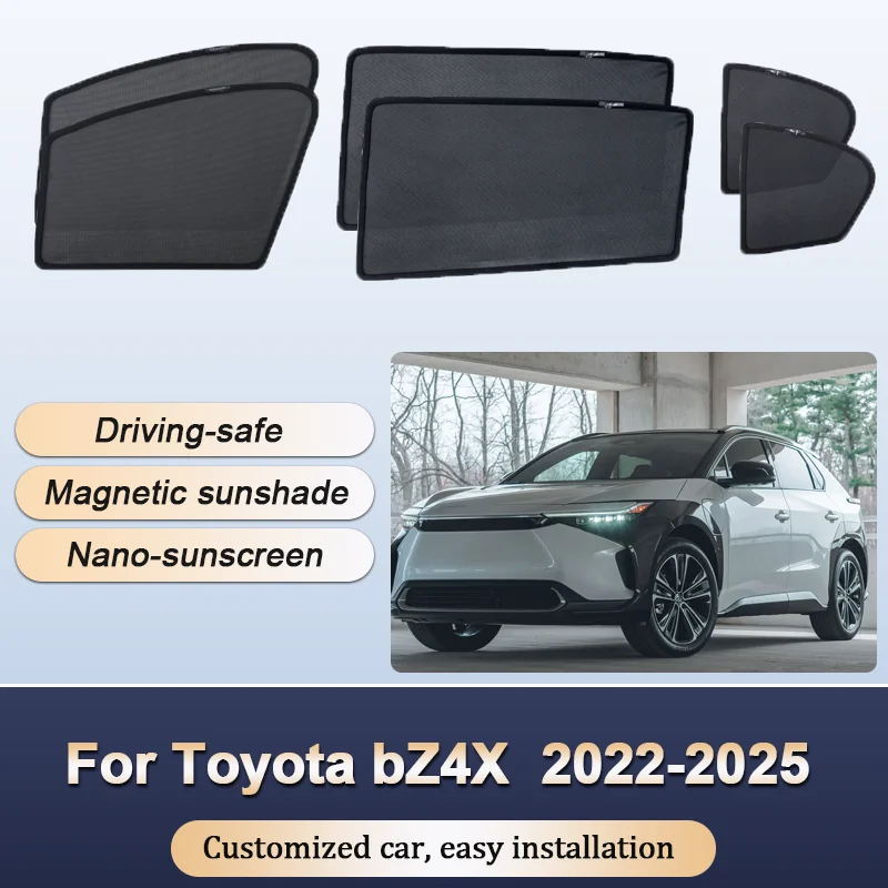 

Sun Shades For Toyota bZ4X 2022 2023 2024 2025 Sunshades Magnetic Privacy Protection Visor Curtains Window Auto Accessories