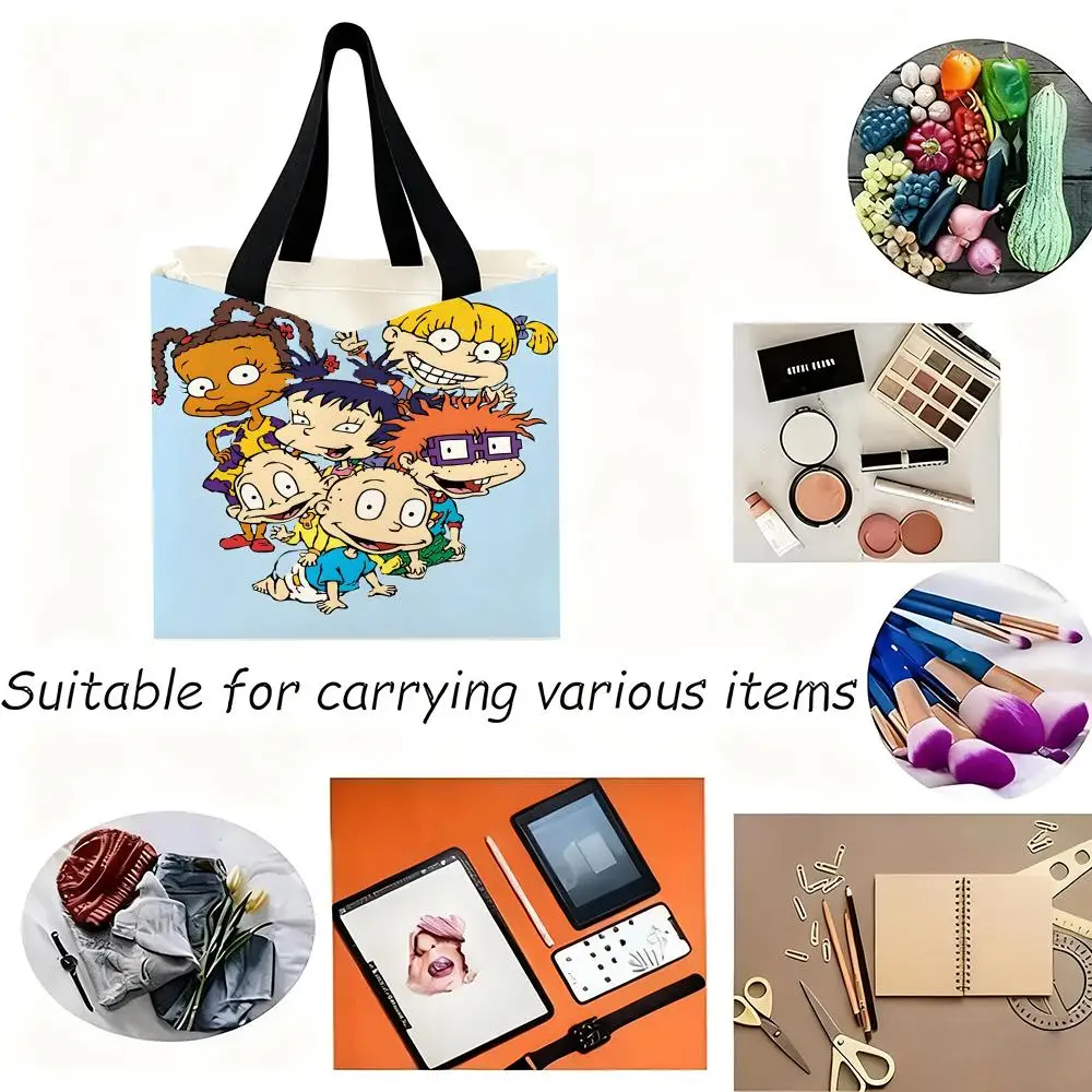 حقائب تخزين روغراتس جو وايلد خفيفة الوزن وصديقة للبيئة وعصرية ومتعددة الأغراض ذات سعة كبيرة من القماش