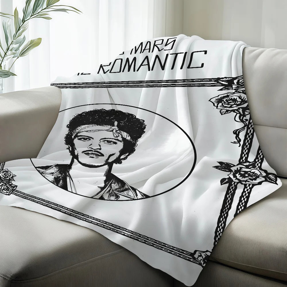 Singer B-Bruno Mars Blanket Suitable For Sofas Beds Offices Cars Outdoor Travel An Ideal Gift For Friends Family