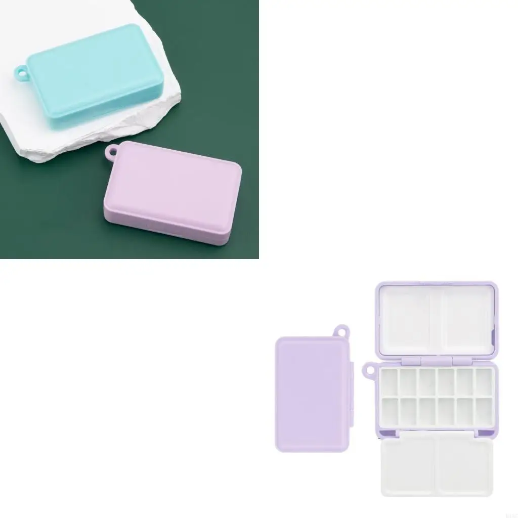 

Путешествие акварель для краски лотки пластиковая покраска с палитрой мини -палитра красок для хранения краски для искусства