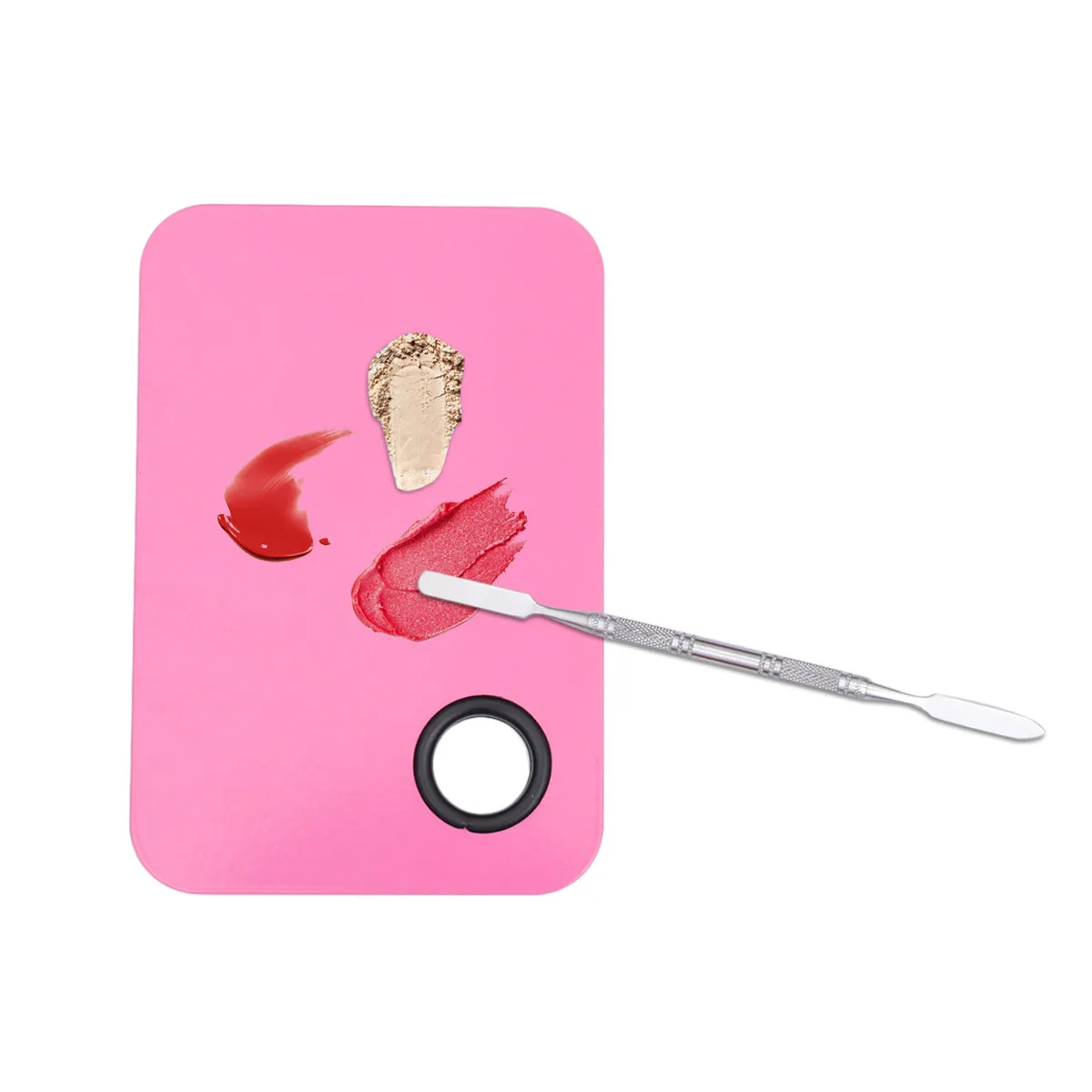 Stainless Steel Painting Palette Tray for Watercolor Oil Acrylic Nail Art Makeup – 2 Sets