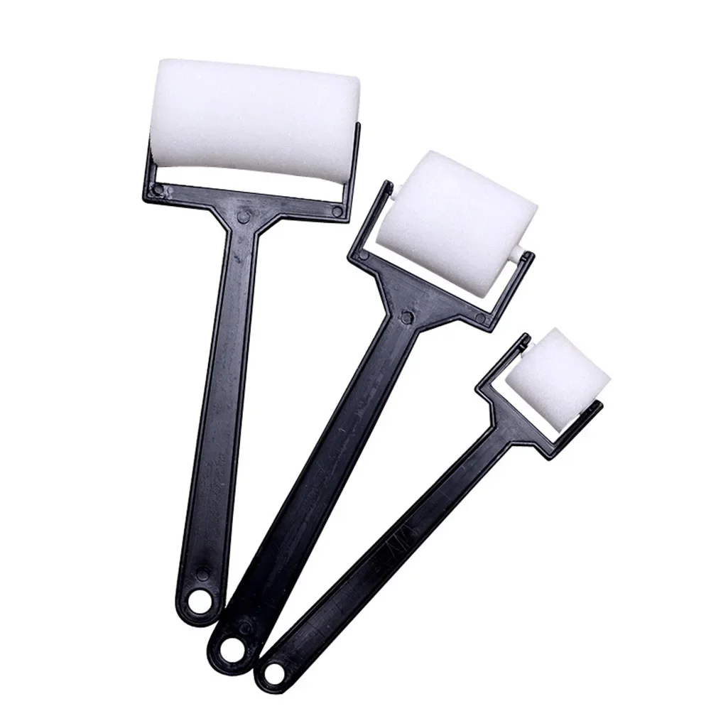 Outil artisanal éponge rouleau de peinture brosse outil artisanal brosse éponge blanche 3 pièces outil artisanal fournitures décoratives brosse à rouleau