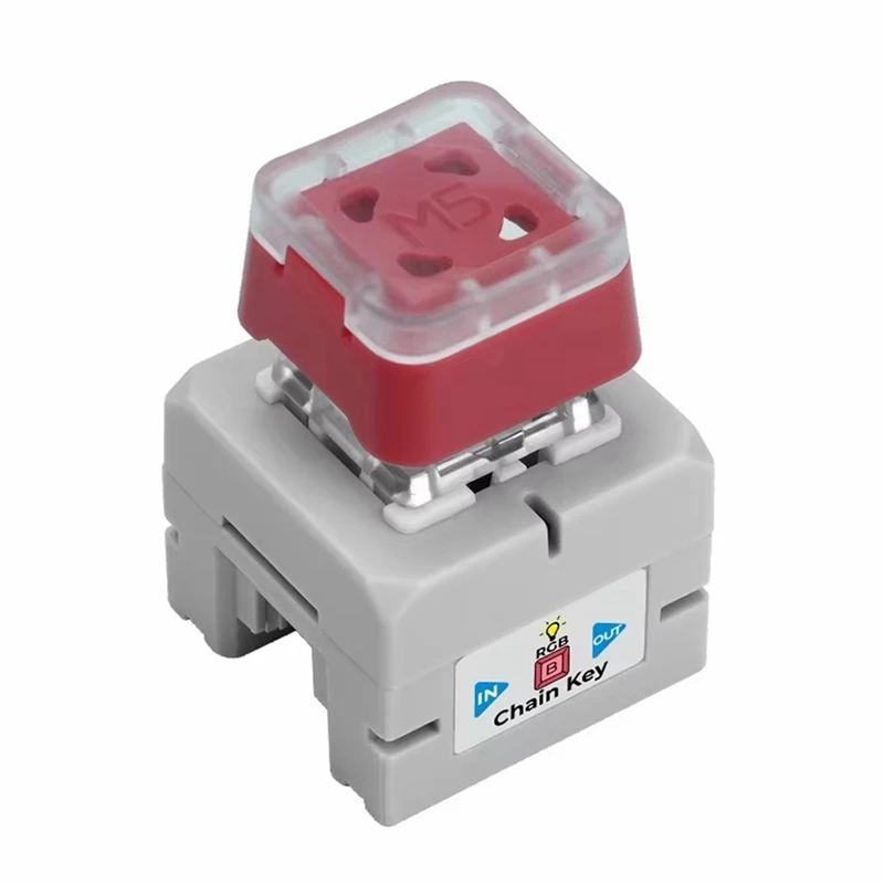 سلسلة مفتاح إدخال بمفتاح واحد، مصباح RGB LED متكامل قابل للبرمجة، مع مفتاح لوحة المفاتيح الميكانيكية القابلة للتبديل السريع، مفتاح أزرق #2