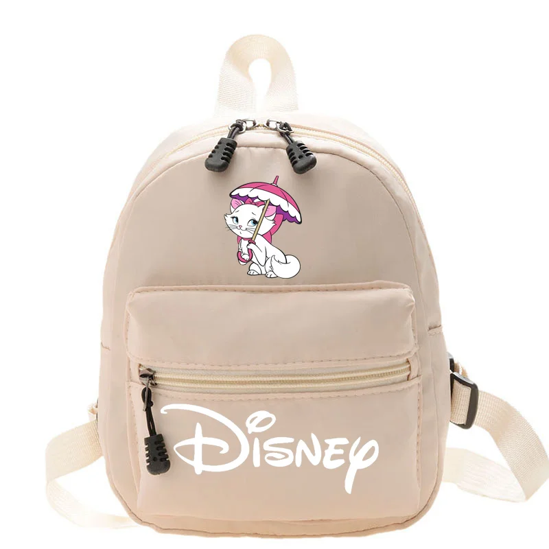 Disney los aristogatos Marie Cat niños nuevas mochilas de dibujos animados Mini lindo volver a la escuela niños casual bolso de escuela mochila de moda