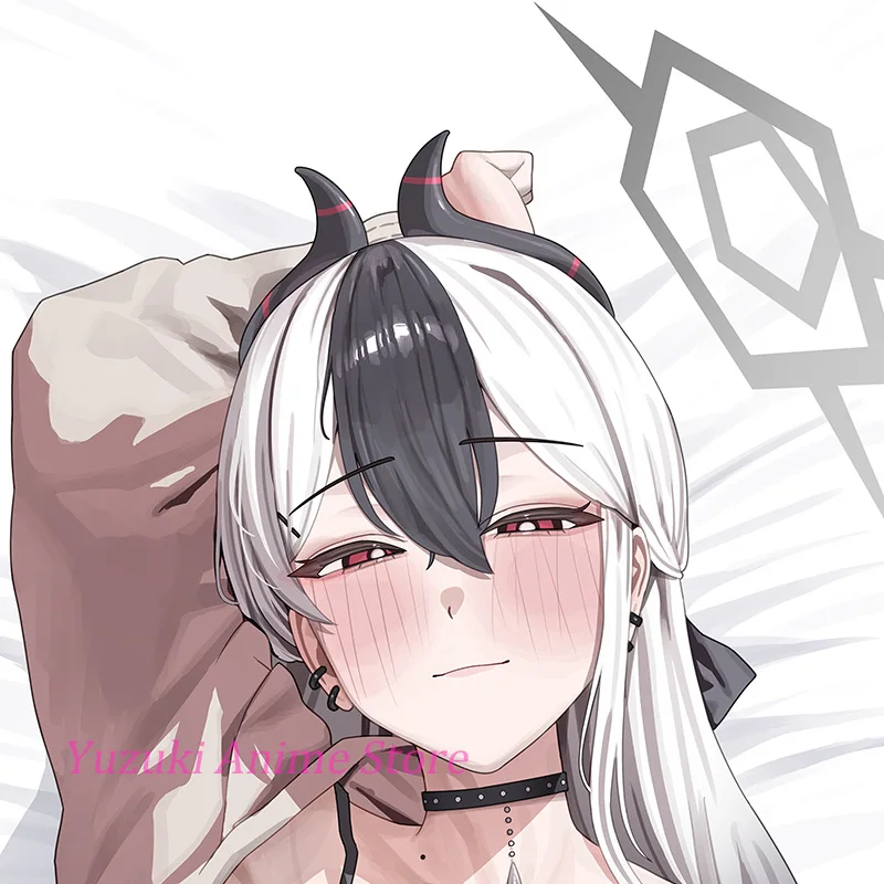 Dakimakura Blue Archive Onikata Kayoko Anime Body Pillow Cover Life-Size 2WAY Double-Sided Print Pillowcase