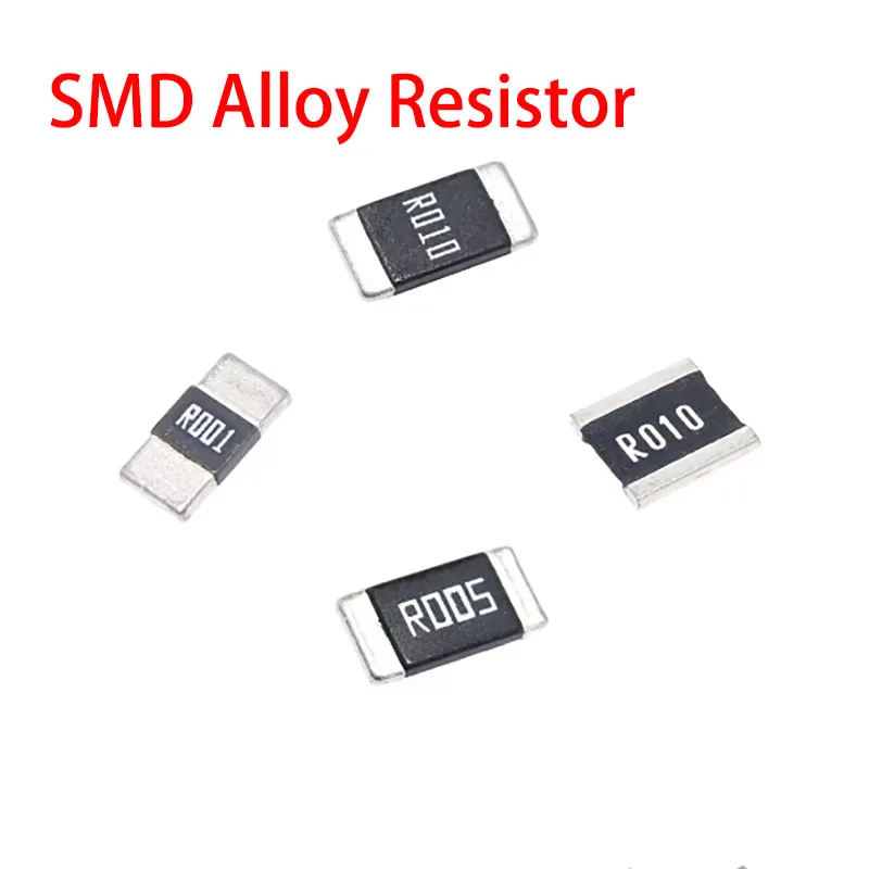 20 buah 2512 SMD paduan Resistor 2W 1% R001 R002 R003 R004 R008 R009 R010 R012 R015 R020 R025 R060 R070 R100 R120 R150 R200 R250