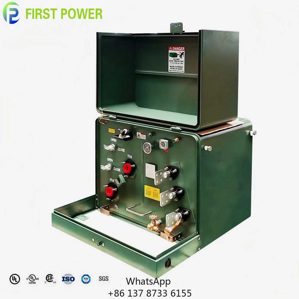 IEEE Standard UL/CUL Certification 30KVA 13.8KV 380V Output Single Phase Pad Mounted Transformer For Electric Power Distribution