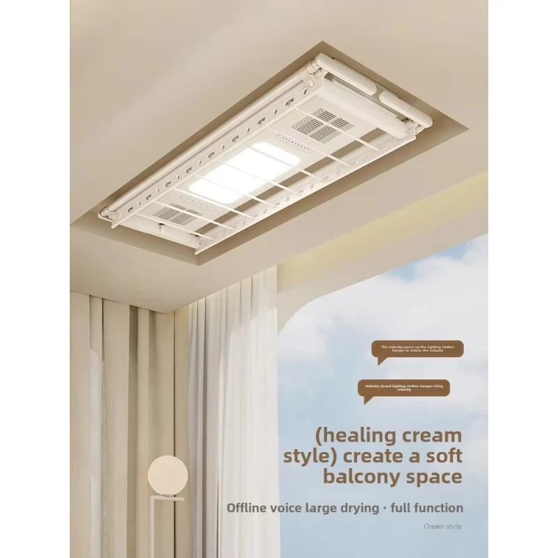 Intelligent electric folding hanger, intelligent automatic dryer, remote control indoor balcony is essential