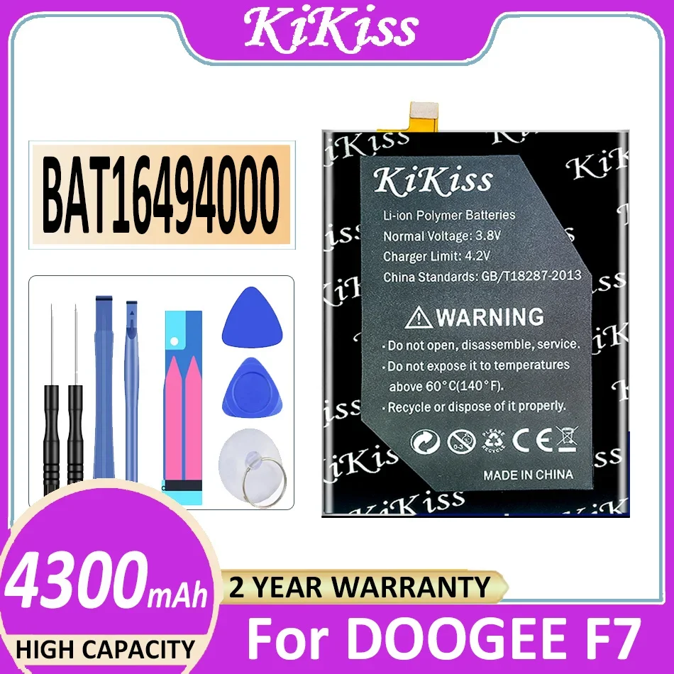 

Аккумулятор KiKiss BAT16494000 4300 мАч Для DOOGEE F7 Bateria