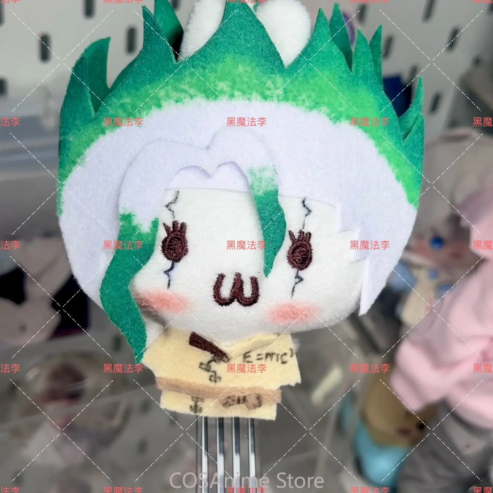 Dr. STONE Ishigami Senku Gen Asagiri‌ Non-woven Fabric 10CM Plush Stuffed Plushies Puppet Pendant Mascot Christmas Gift - view 2