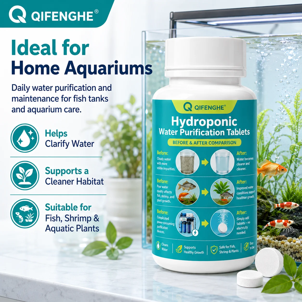 Tablet Pembersih Air Tanpa Lis - Aquarium Plant In Pot ulasan dan harga