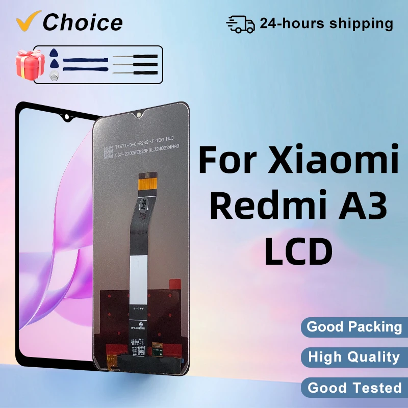 CHOICE Für Xiaomi Redmi A3 LCD 23129RN51X Display Touchscreen Digitizer Für Redmi A3 Display Montage Ersatz Teile