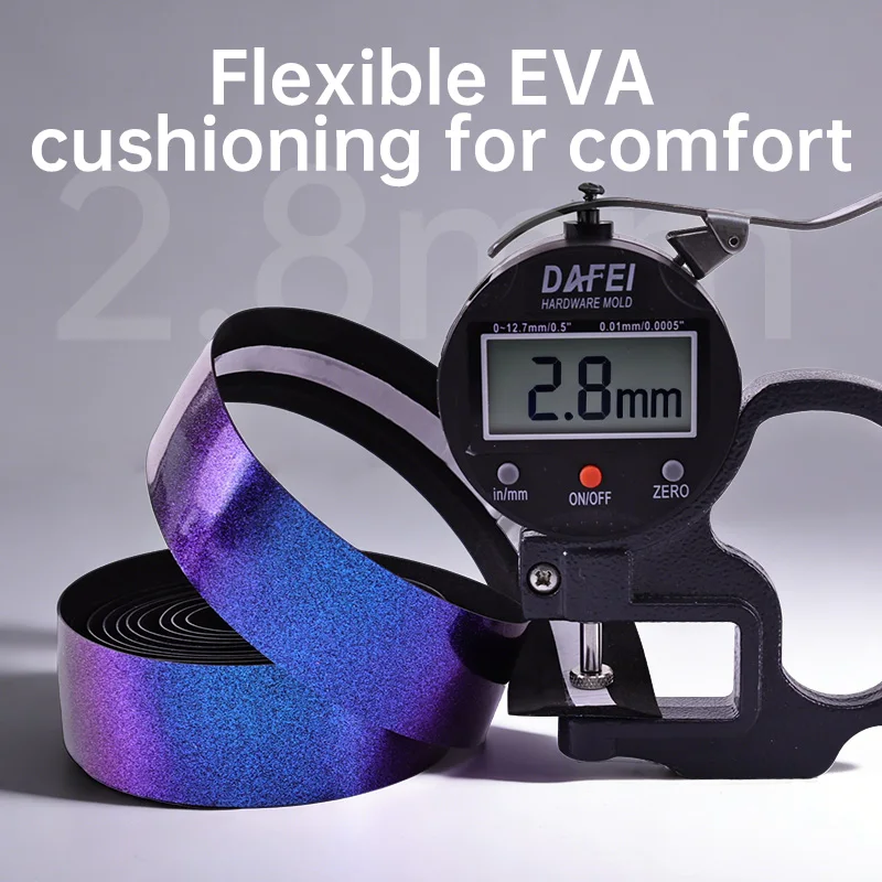 Straße Bunte Fahrrad Lenker Strap Schock Absorbieren Anti-slip PU Griff Bar Band Drop Wrap Strap Radfahren Bar Band Getriebe – Detail 5