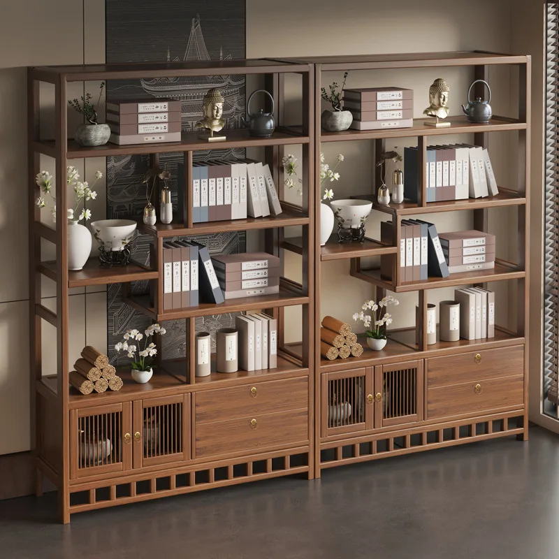 

New Chinese Bogu Frame Duobao Pavilion Tea Display Cabinet