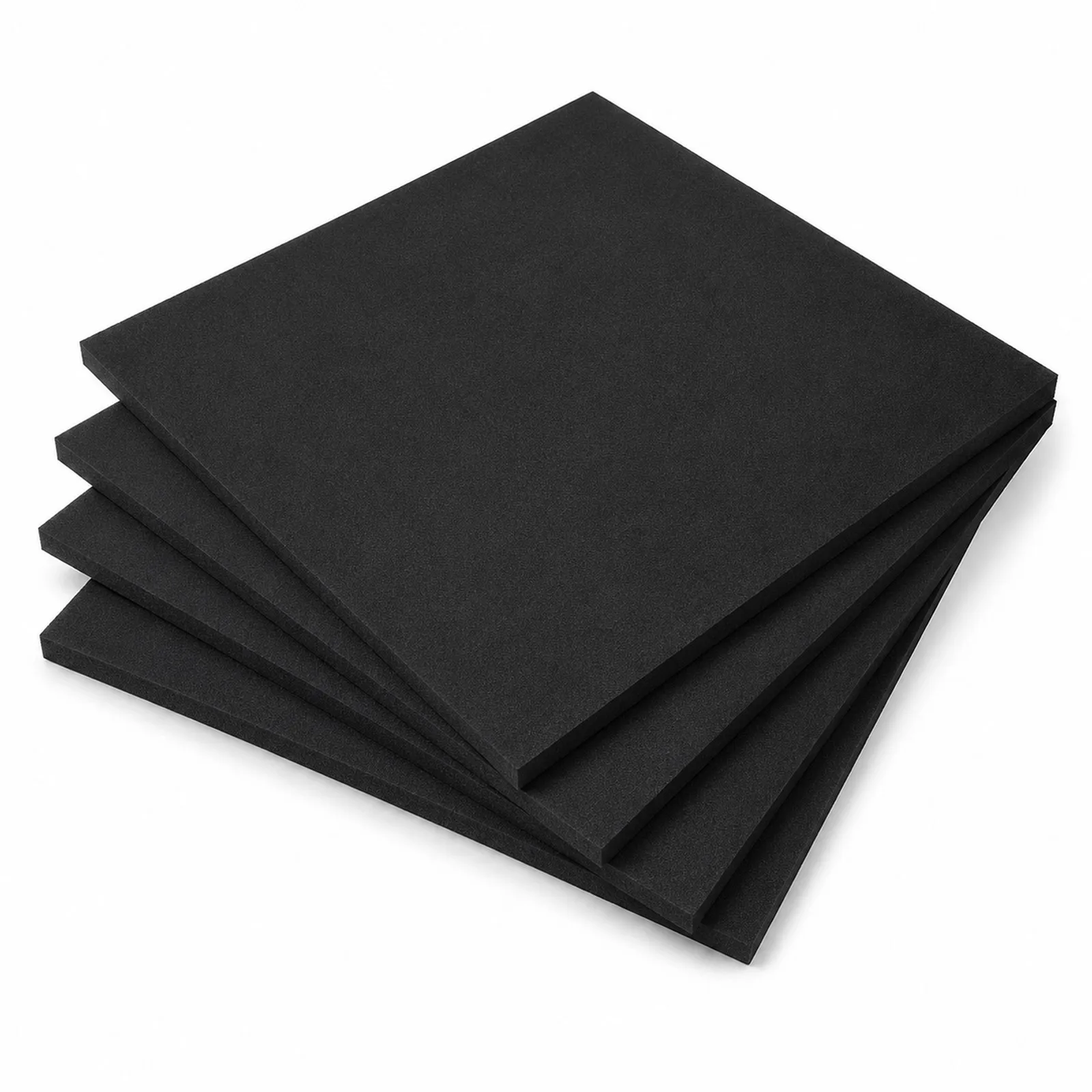 5/10pcs black EVA closed cell foam board sound-absorbing board sound-absorbing sponge 150X150mm, 200x200mm thick 3/5/10mm