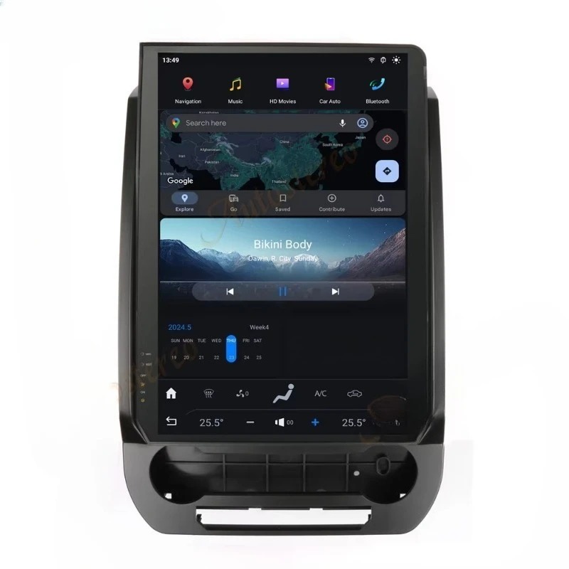 

14,4-дюймовый Android 13 для Ford Expedition 2018 2019 2020 2021 2022 Tesla Style Автомобильный GPS-навигатор Мультимедийный плеер Головное устройство