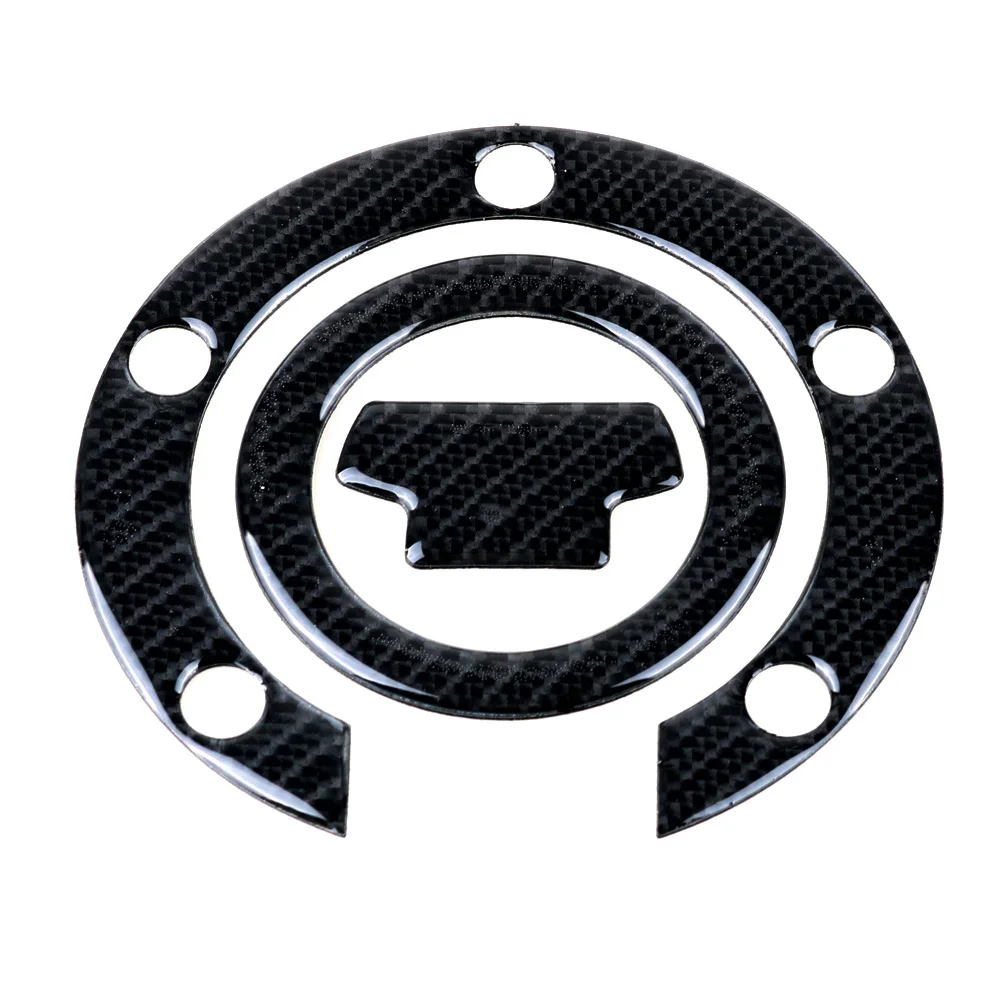 For YAMAHA MT07 MT09 R6 R1 FZ09 Motorcycle Fuel Cap Cover Decal Sticker 3D Carbon Look