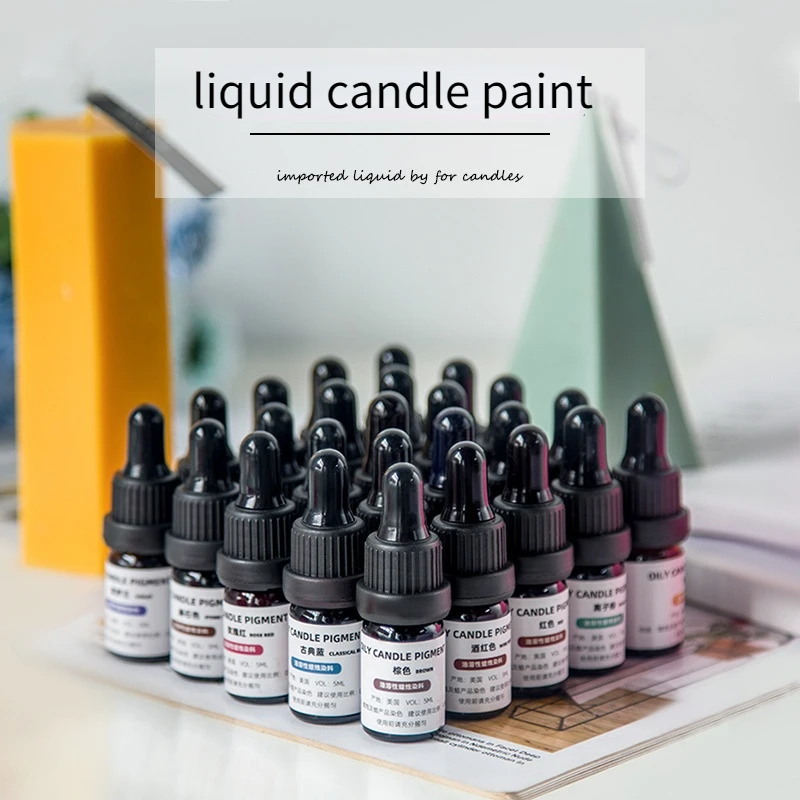 Candle Pigment Liquid Pigment Diy Soybean Wax Coloring DIY Hand-made Dye 5ML Safe Environmentally Friendly and Pollution-free