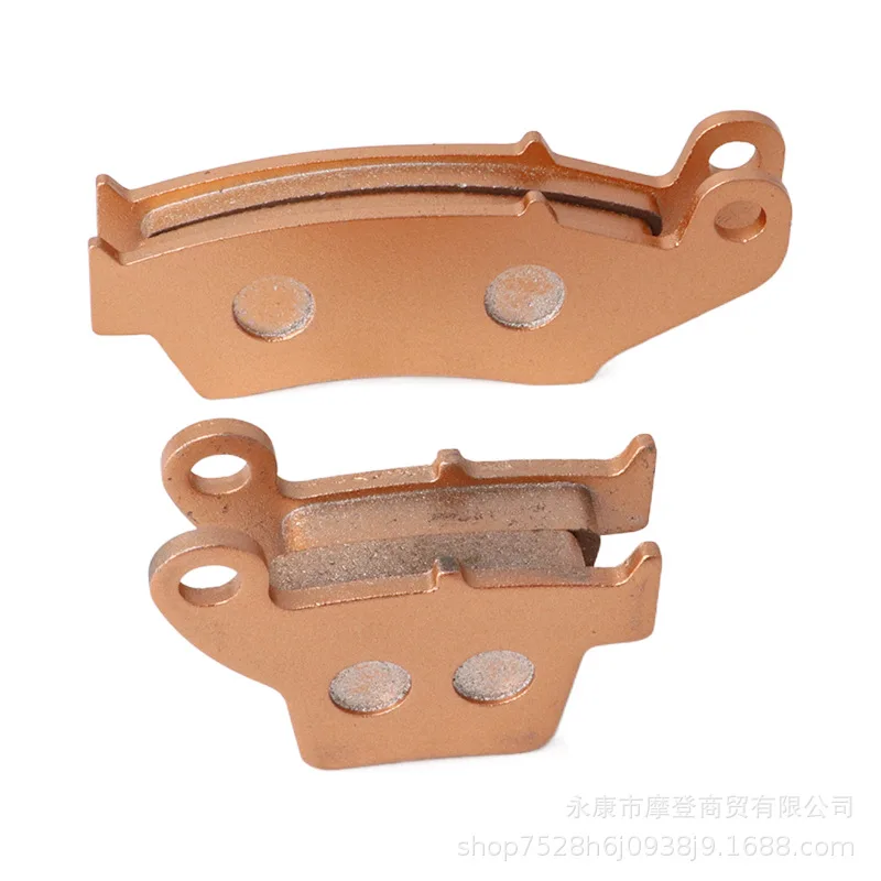 Suitable for Honda CR125/250 CRF250/450 Front and Rear Brake Pads, Copper Based Disc Brake Pads, Off-road Motorcycle Accessories
