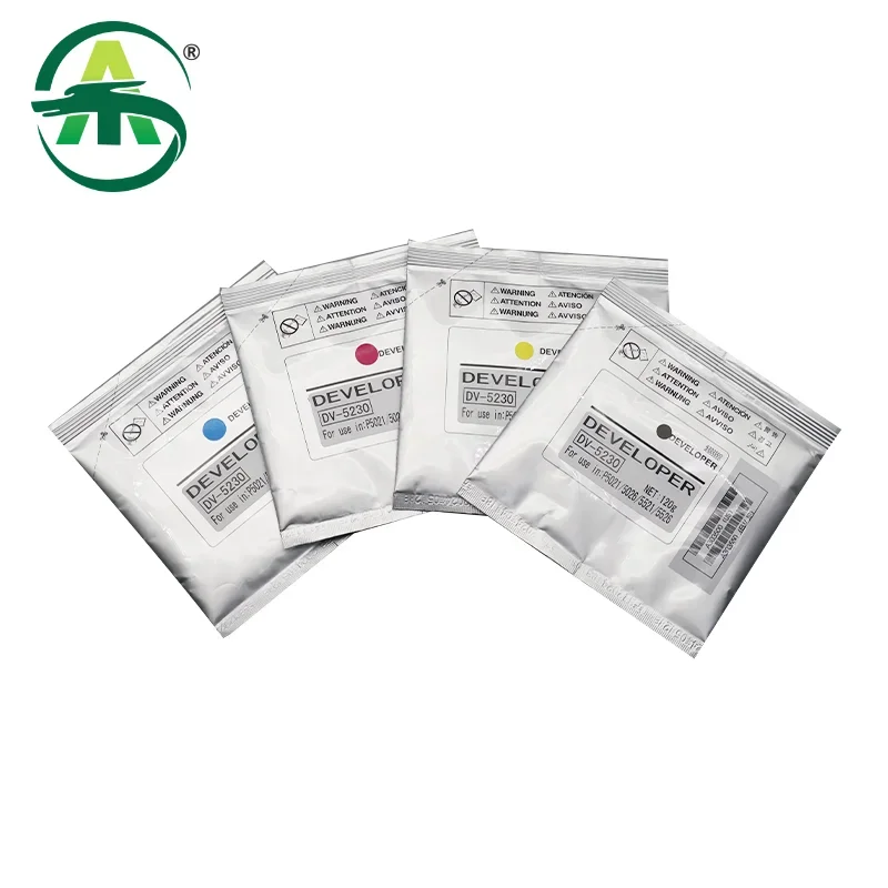 

4pcs DV5230 Developer for Kyocera M5021 5221 P5018 5026 PA2100 Highly Stable Developer Powder 120g/bag CMYK