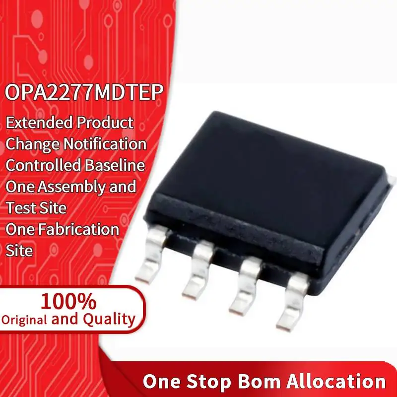 5Pcs OPA2277MDTEP Dual Precision Operational Amplifier Low Noise 8nV Low Offset 10uV Used For Sensor Signal Amplification Chip
