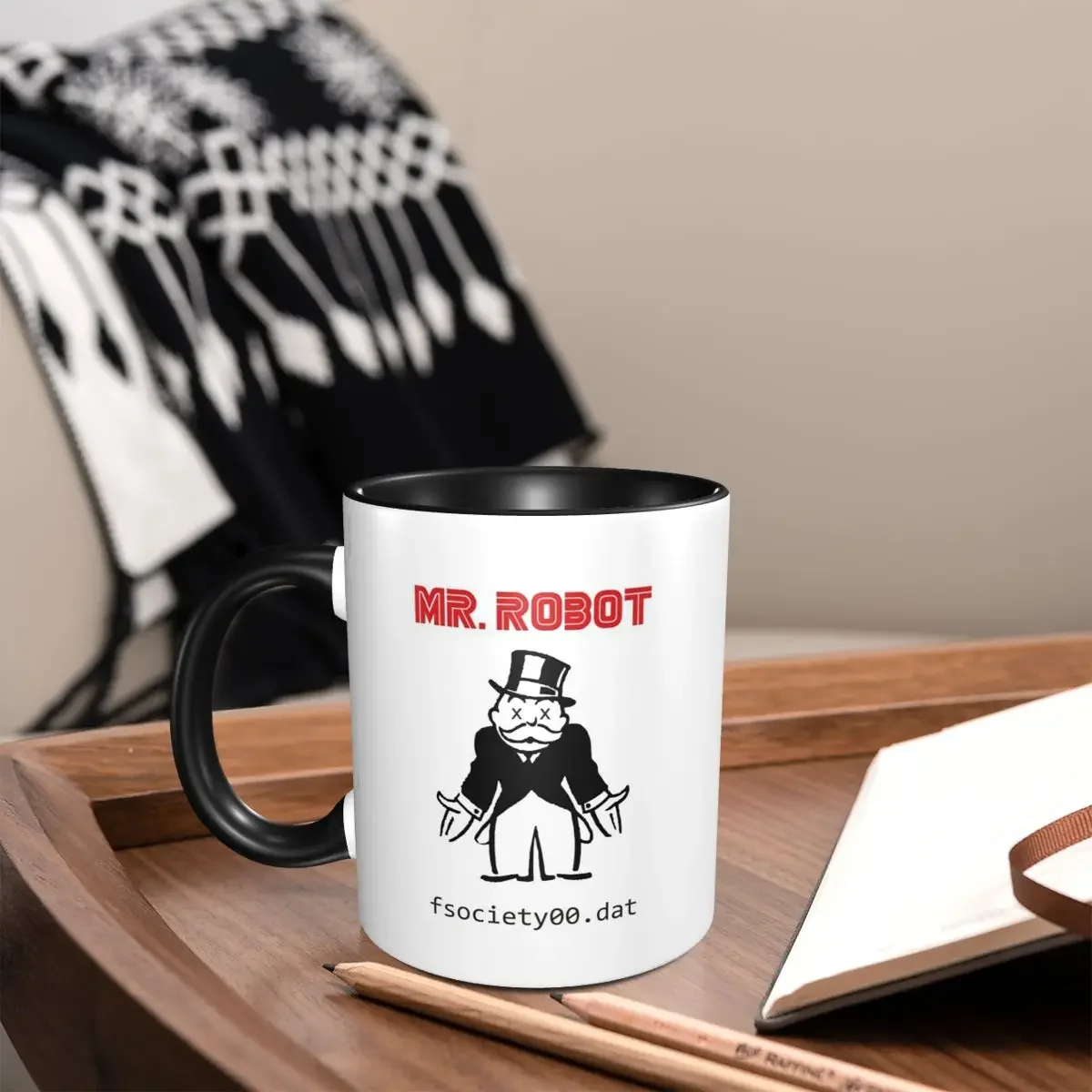 Mr Robot Hello Friend Fsociety Mug Funny Ceramic Coffee Cups Tea Mugs Milk Cup Drinkware Gift for Woman Man