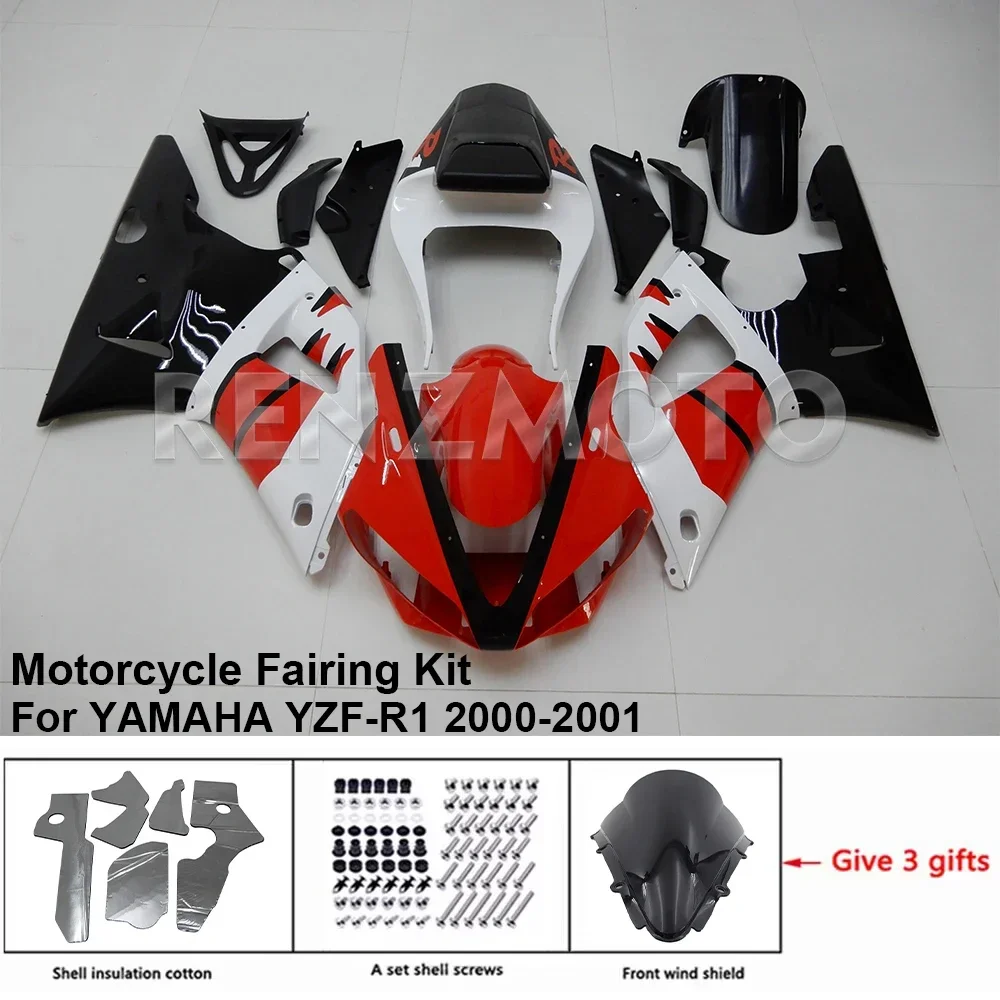 สําหรับ YAMAHA YZF R1 2000-2001 Fairing R/Z 1R106 รถจักรยานยนต์ YZF-R1 ชุด Body ชุดตกแต่งพลาสติก Guard แผ่นอุปกรณ์เสริม Shell