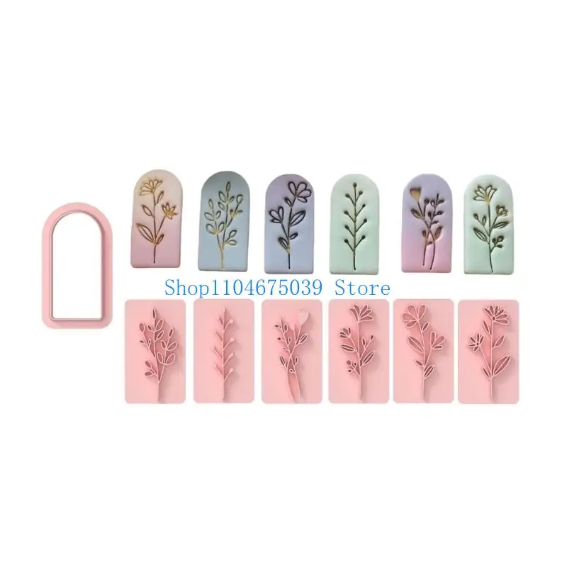 قوالب أوراق الطين سهلة الاستخدام 5asd مع أسطح مضادة للالتصاق لصناعة قوالب الطين للمشروعات الإبداعية وصنع الهدايا #5