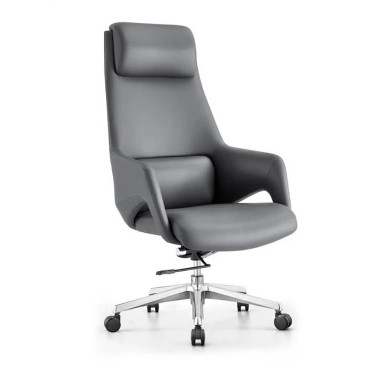 Factory Modern Design Executive Color Options Luxury Boss Office Chair Meeting Room Ergonomic Swivel PU Leather Chairs