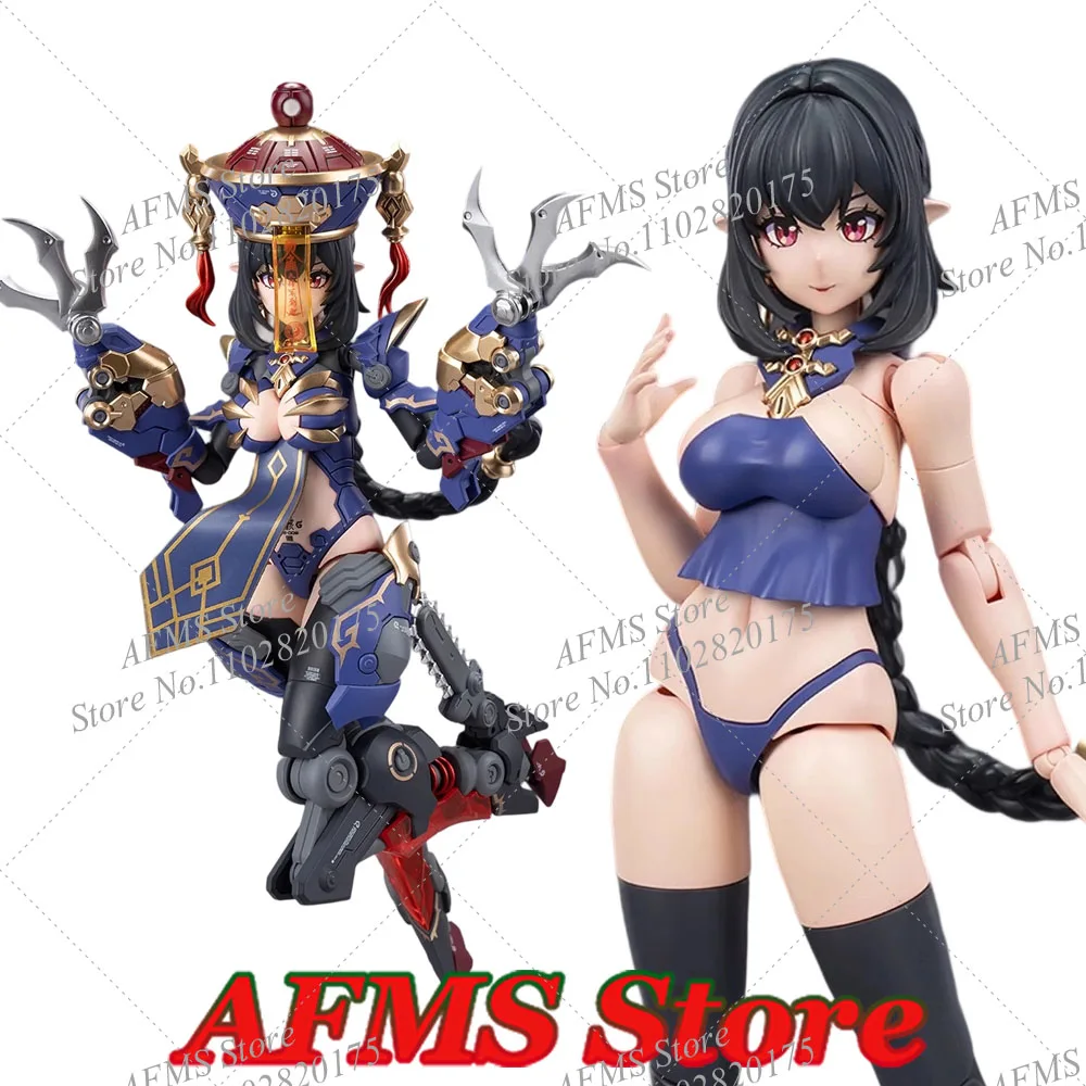 

1/12 Scale Collectible Figure Jiulian Zombie Mobile Suit Girl Fighting Girl 6inch Action Figure Soldier Plastic Assembly Model