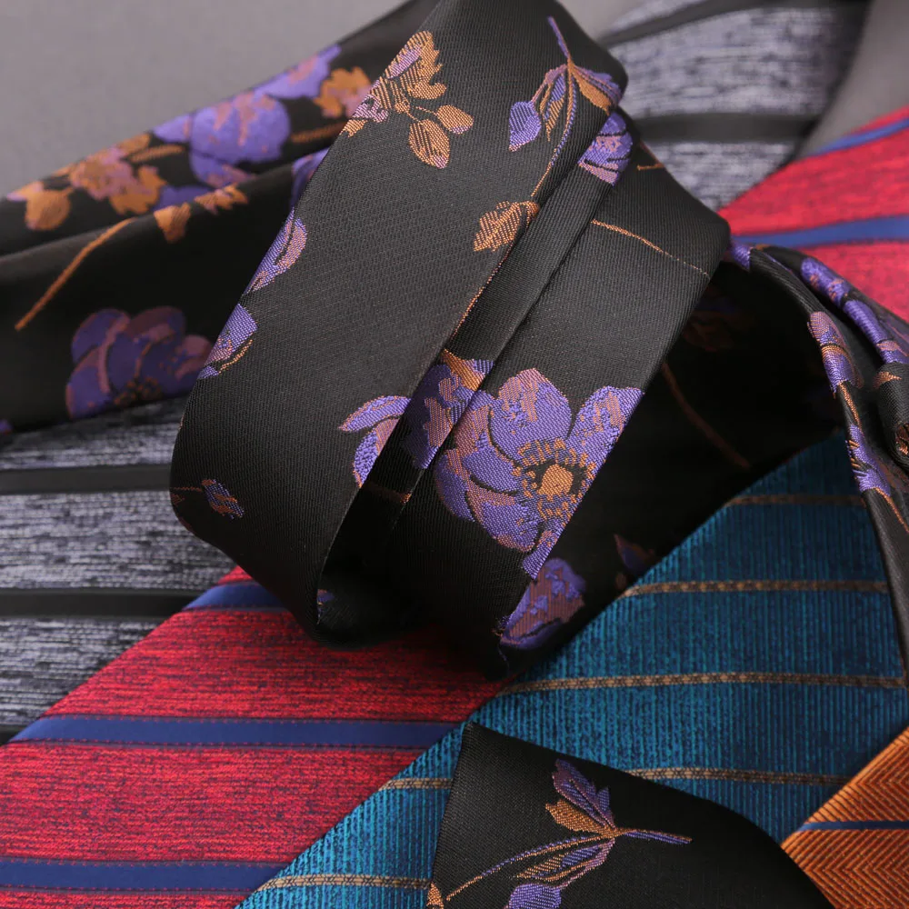 비즈니스 캐주얼 대형 8cm 남성용 넥타이 패션 넥타이 클래식 남성 스트라이프 웨딩 직장 넥타이 자카드 직물 폴리 에스터 실크