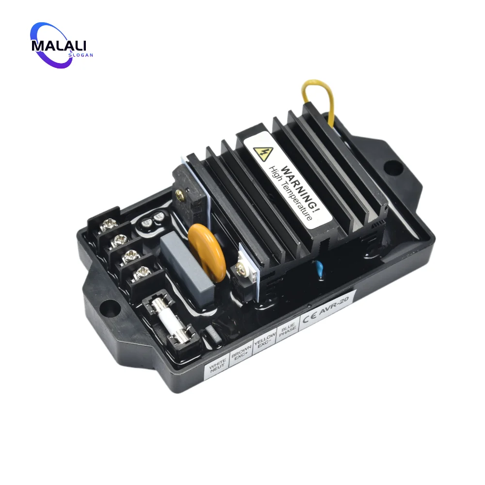 Imagem -03 - Regulador de Tensão Automático Estabilizador Brushless Generator Peças Diesel Genconjunto Avr20 Avr20 Avr 20 a