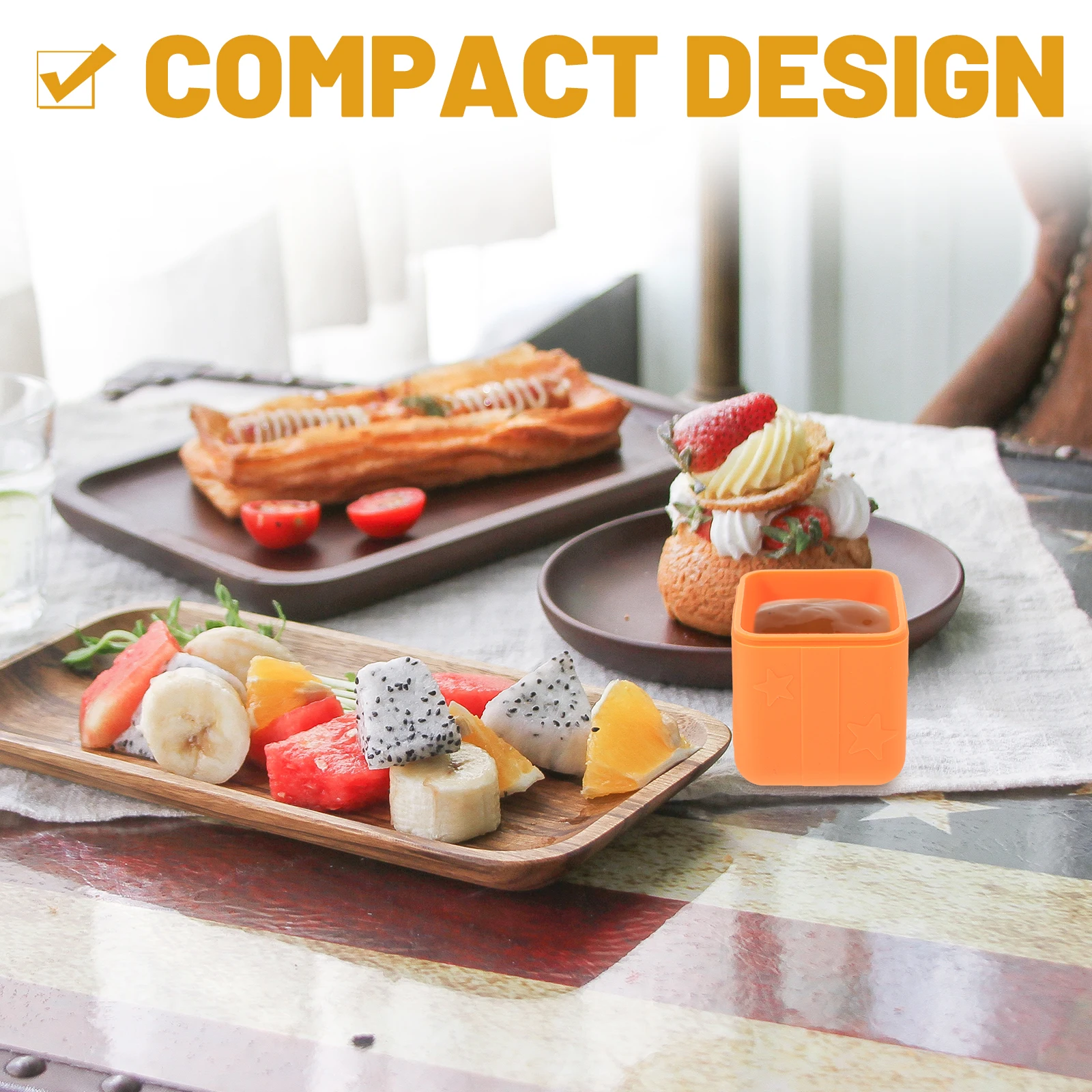 

Dressing Container Leak-proof Condiment Sauce Boxes Containers for Salad Travel Airtight